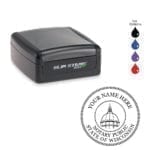 Wisconsin Notary Stamp – PSI 4141 Slim