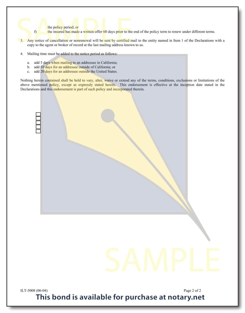 California Notary Surety Bond Travelers »