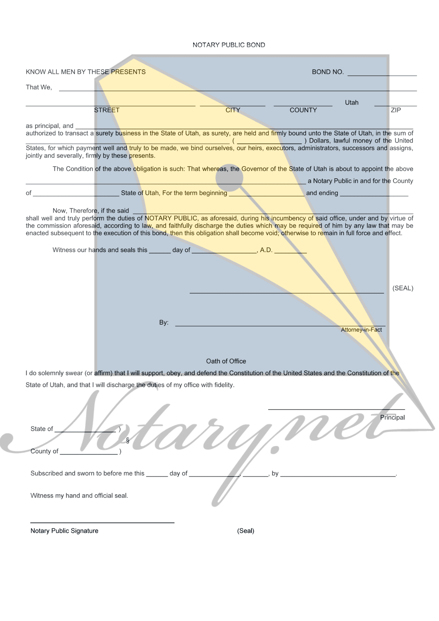 utah notary bond