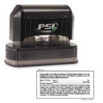 California Notary Acknowledgment Stamp – PSI 3679