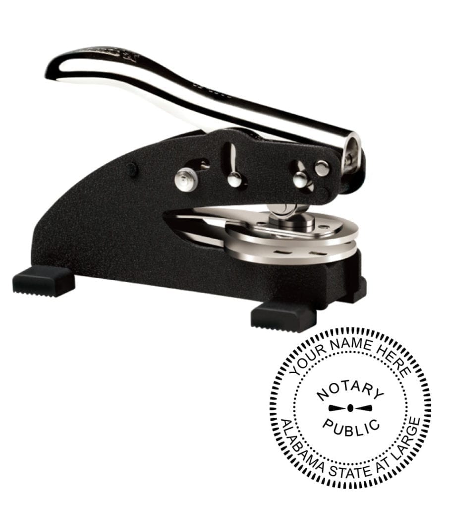 Alabama Notary Embosser Order Online Fast Shipping