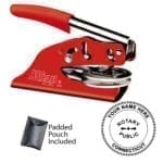Connecticut Notary Embosser – Shiny EZ EM Red