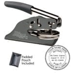 Florida Notary Embosser – Shiny EZ EM Gray