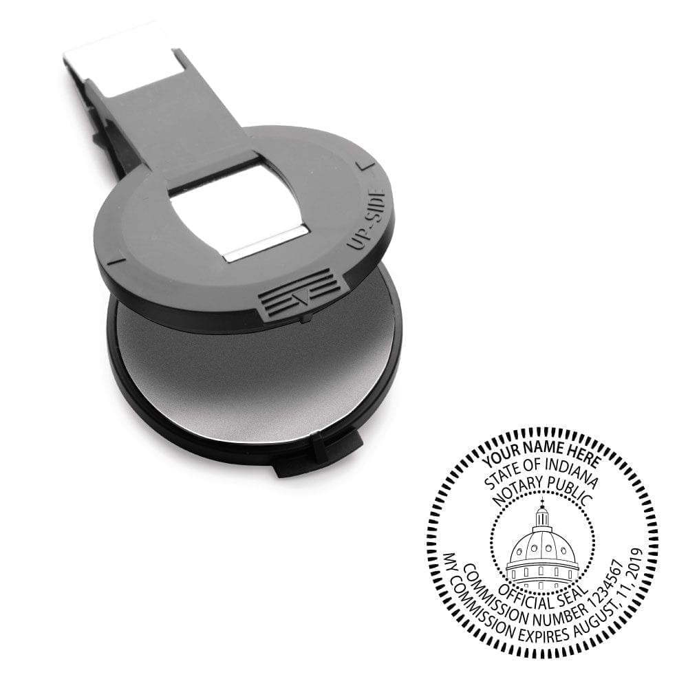 Indiana Notary Embosser - Ideal Seal Insert