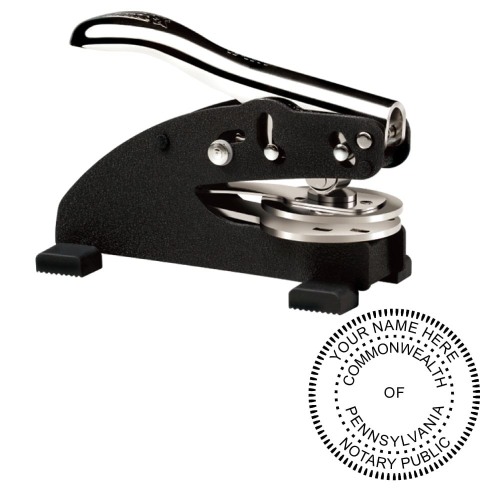 Pennsylvania Notary Embosser Order Online Fast Shipping