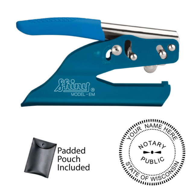 Wisconsin Notary Embosser Order Online Fast Shipping
