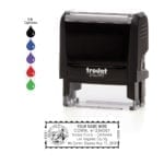 california notary stamp trodat black