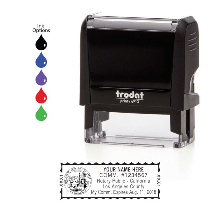 Custom California Notary Stamp » Notary.net