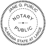 alabama notary seal