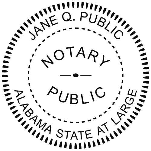 alabama notary seal