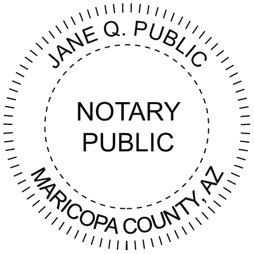 arizona notary seal