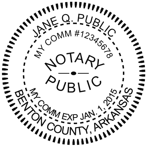 arkansas notary seal