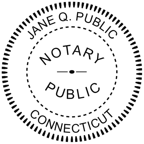 connecticut notary seal