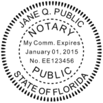 Florida Notary Seal