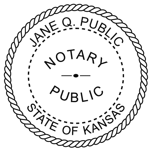 kansas notary seal