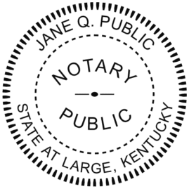 kentucky notary seal