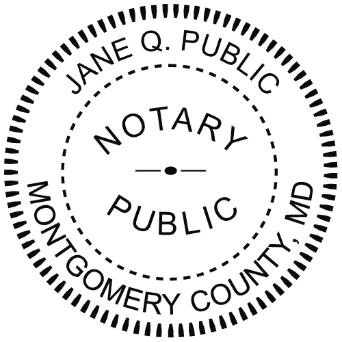 maryland notary seal