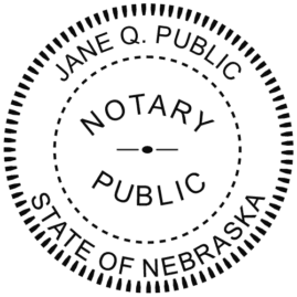 nebraska notary seal