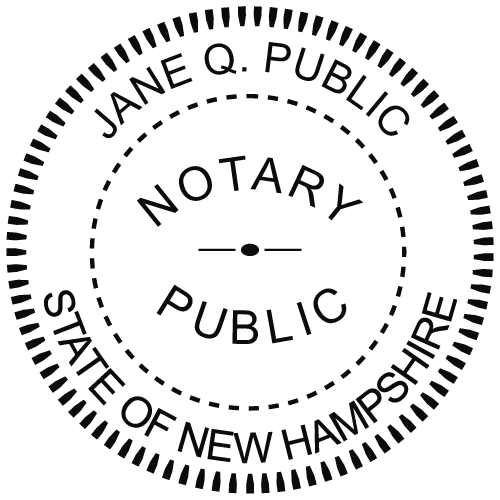 new hampshire notary seal