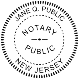 new jersey notary seal