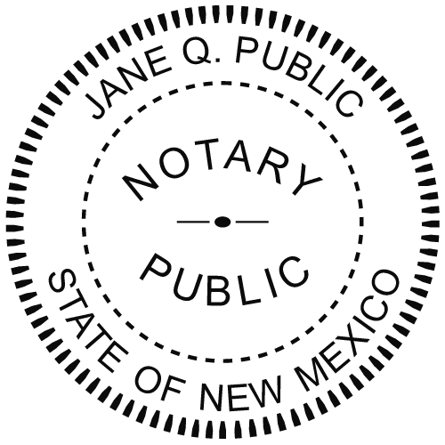 new mexico notary seal