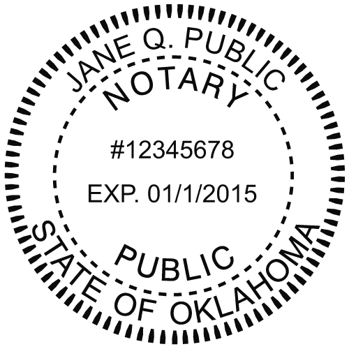 oklahoma notary seal