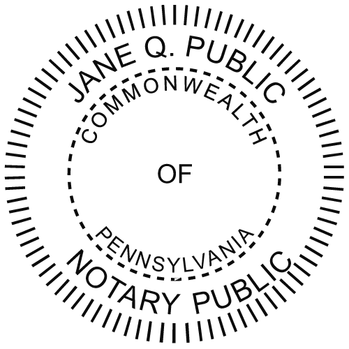 pennsylvania notary seal