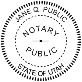 utah notary seal