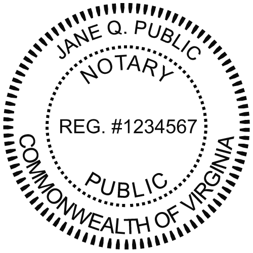 virginia notary seal
