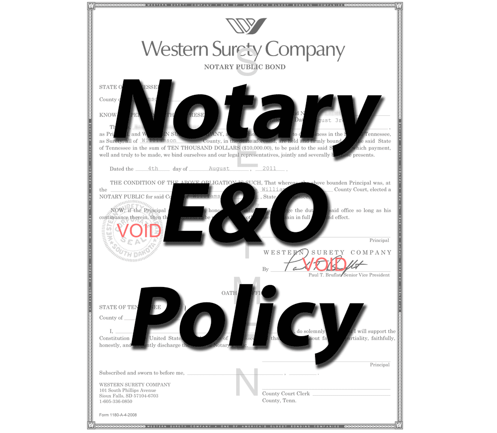 Notary E&O Policy