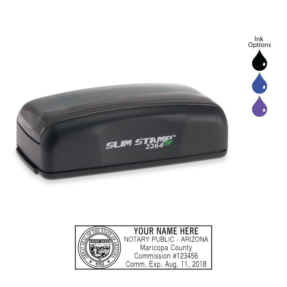 Arizona Notary Stamp - PSI 2264 Slim