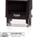Self-inking Notary Seal Stamp Trodat Vector 4913 Black