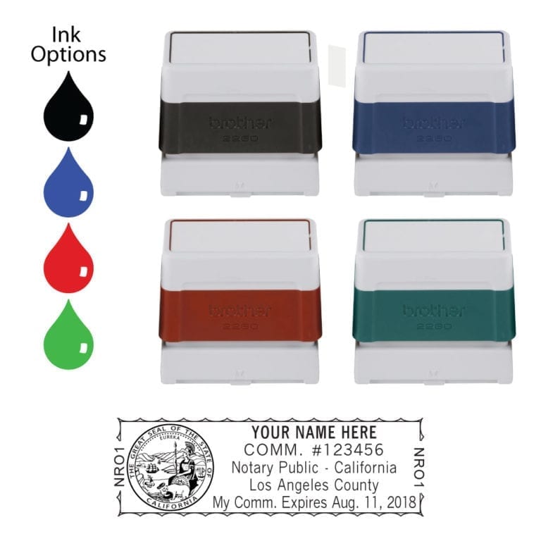 Custom California Notary Stamp »