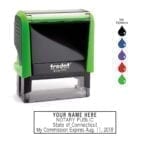 Connecticut Notary Stamp – Trodat 4913 Apple Green