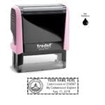 Florida Notary Stamp – Trodat 4913 Light Pink