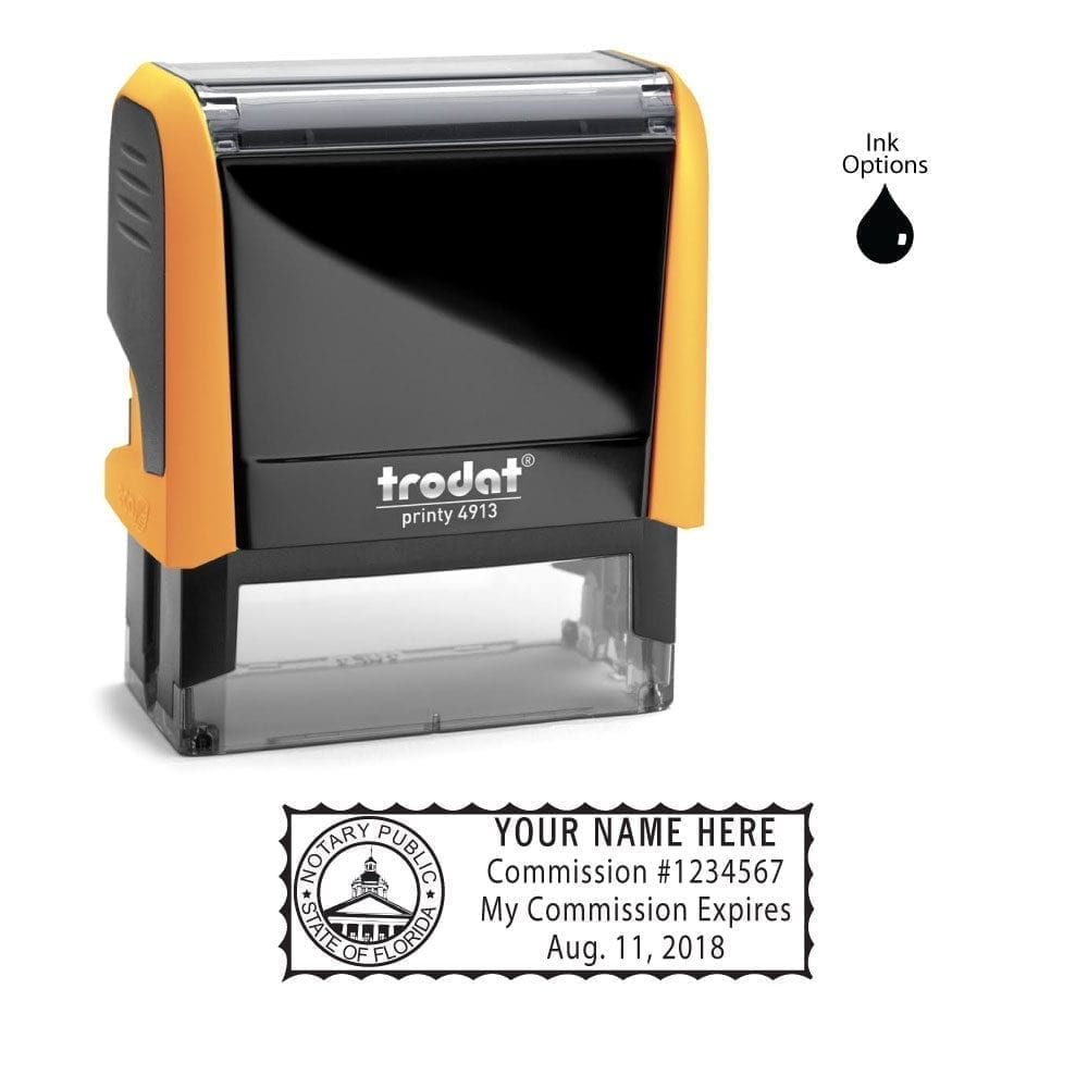 Florida Notary Stamp - Trodat 4913 Mango