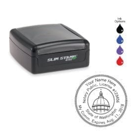 Washington Notary Stamp - PSI 4141 Slim