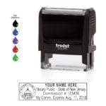 New Jersey Notary Stamp – Trodat 4913 Black