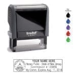 New Jersey Notary Stamp – Trodat 4913 Eco Gray