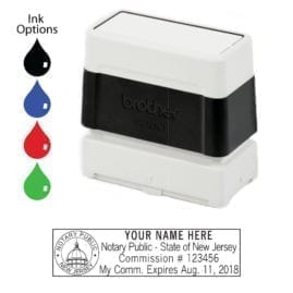 New Jersey Notary Stamp - Brother 2260