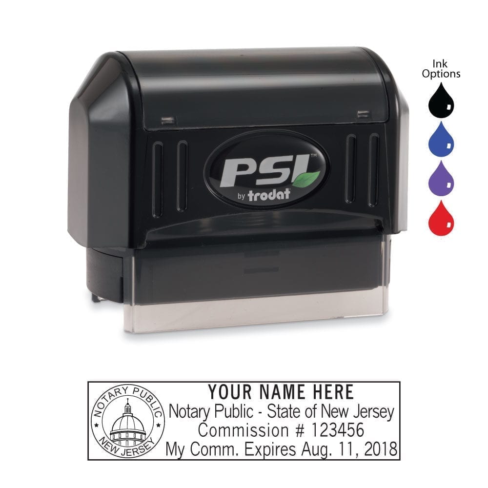 New Jersey Notary Stamp - PSI 2264