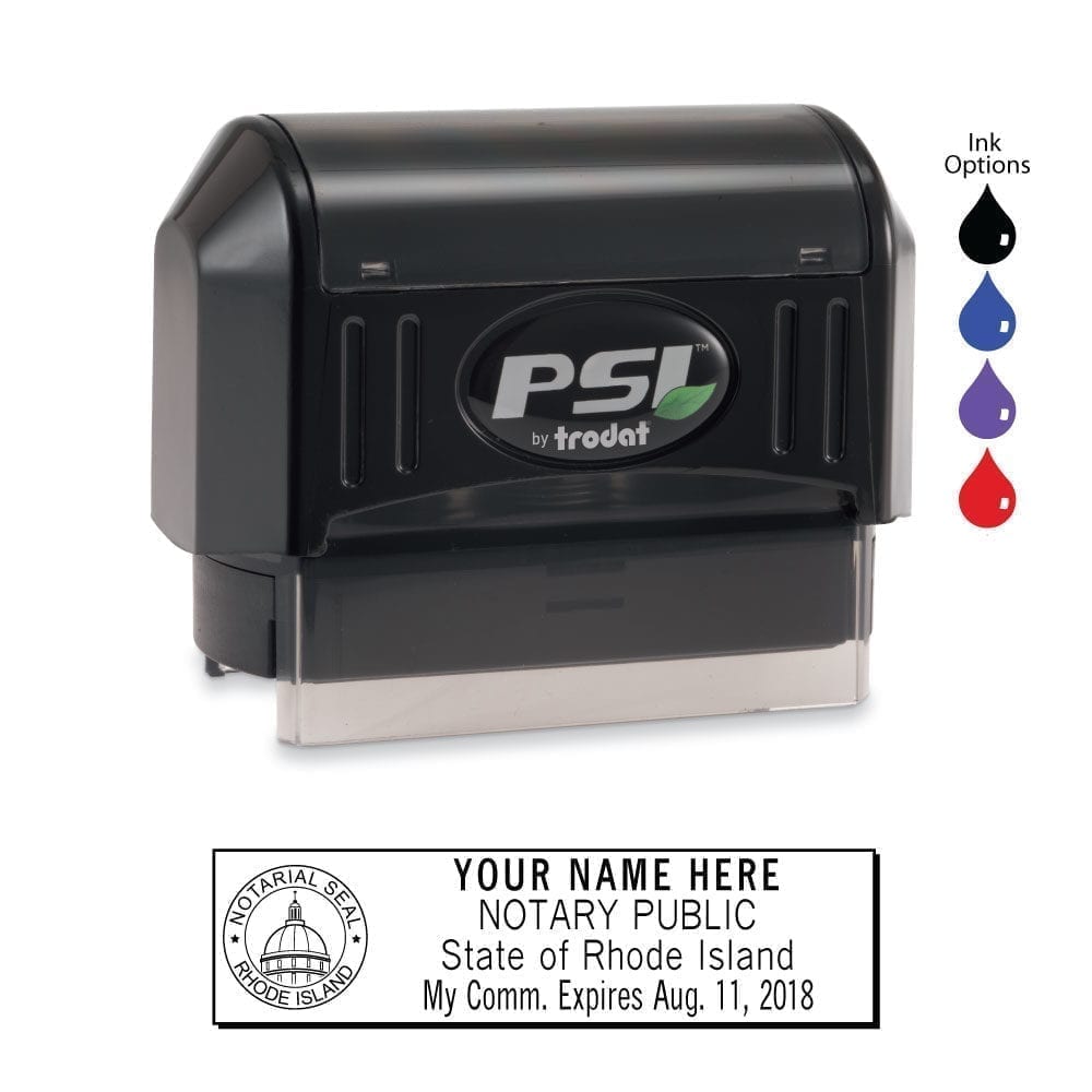 Rhode Island Notary Stamp - PSI 2264