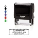 South Dakota Notary Stamp – Trodat 4913 Black