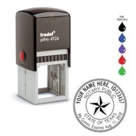 Texas Notary Stamp - Trodat 4924