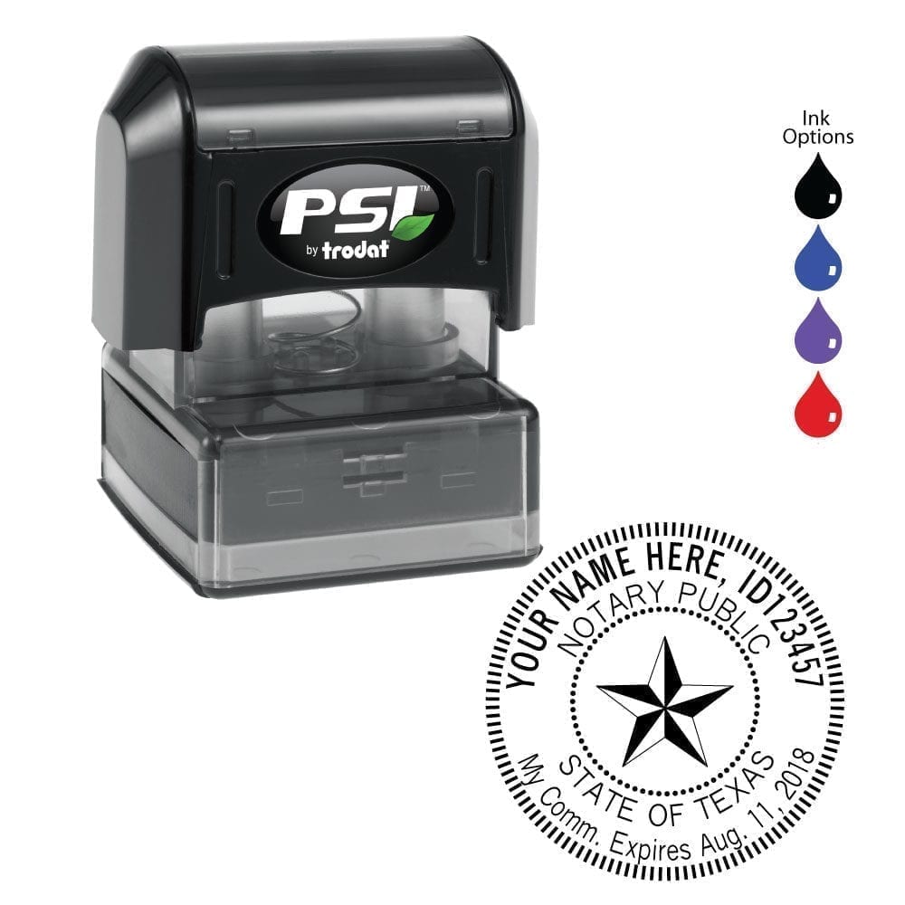 Texas Notary Stamp - PSI 4141