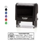 virginia notary stamp 4913 black