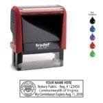 Virginia Notary Stamp – Trodat 4913 Flame Red