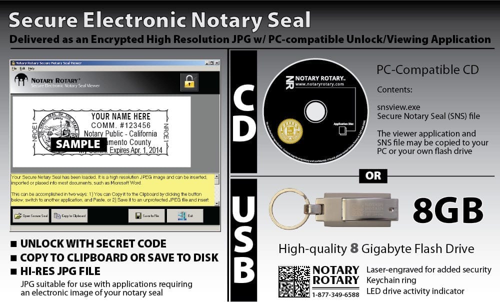 California Electronic Notary Seal
