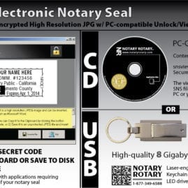 California Electronic Notary Seal
