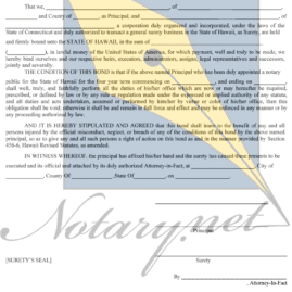 hawaii notary bond